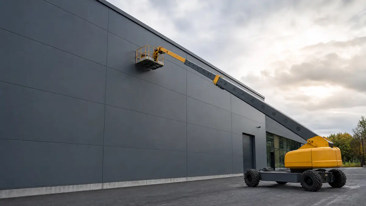Telescopic Boom Lifts jobsite access in Charleston